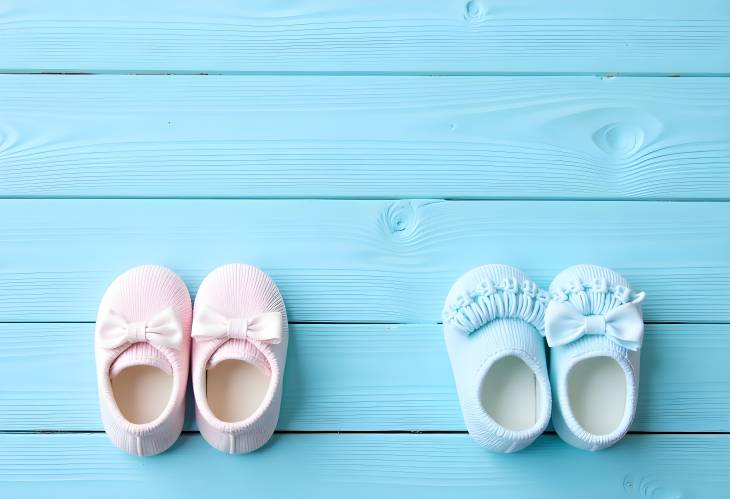 Twinning in Style Baby Shoes and Socks for the Shower